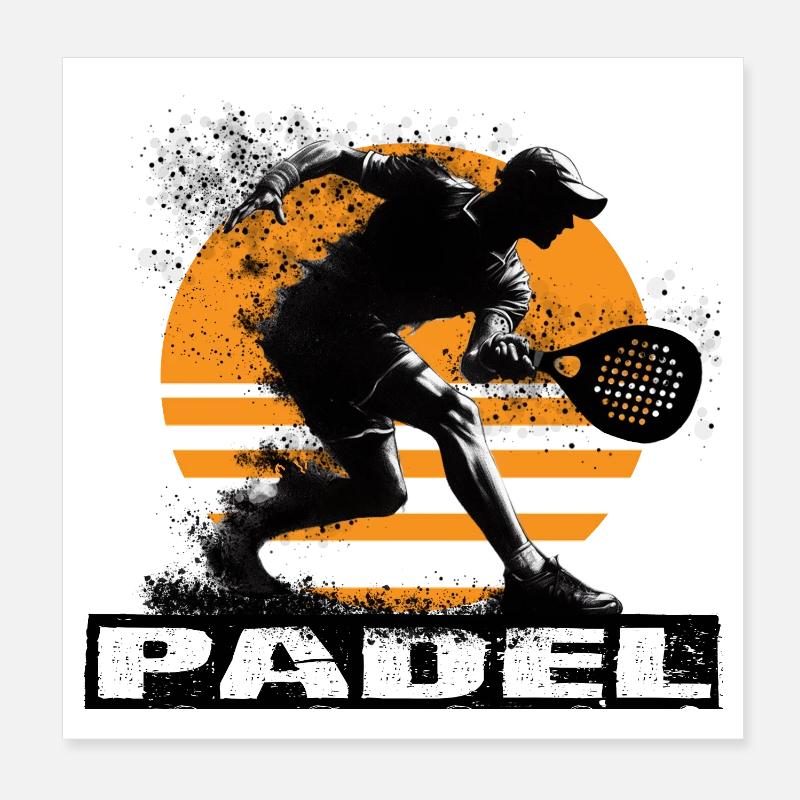 Padel Poster 20 x 20 cm