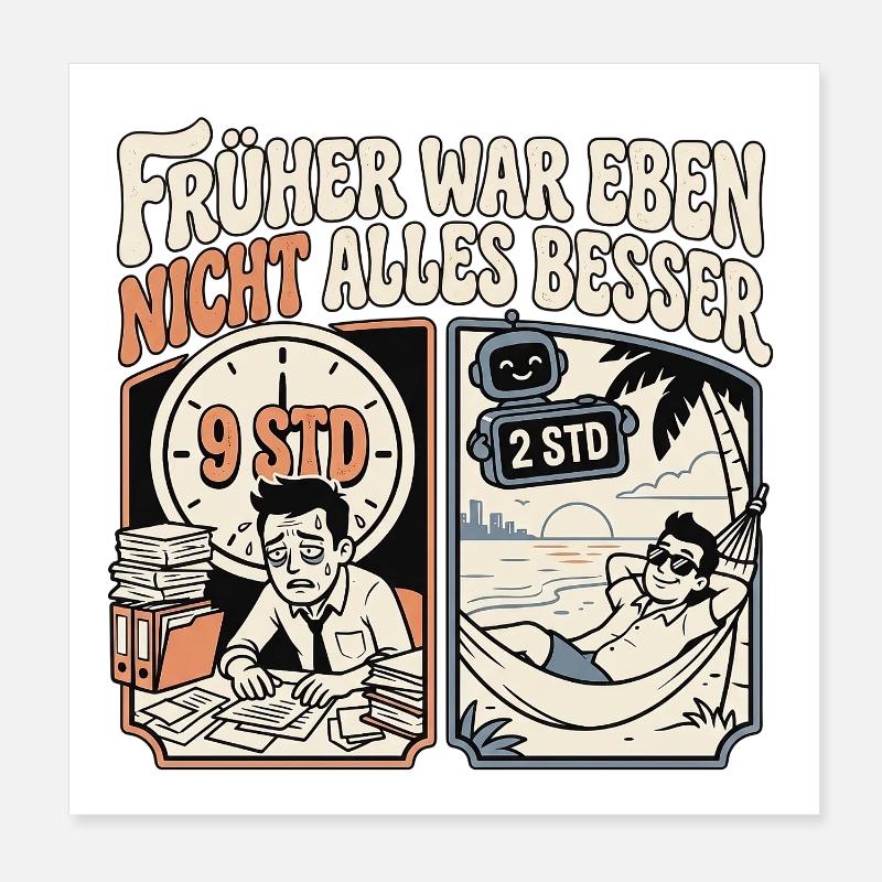 KI Gewinner Poster 20x20 cm