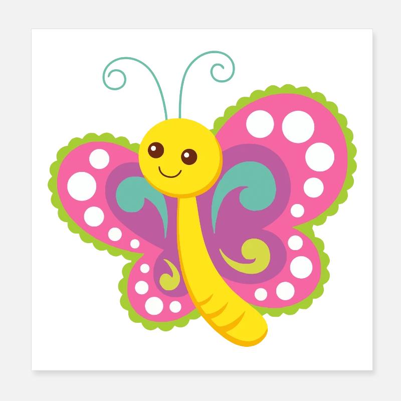 papillon Poster 20 x 20 cm