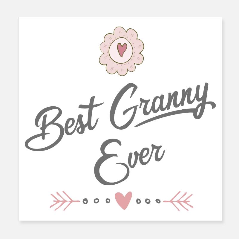 mamie Poster 20 x 20 cm