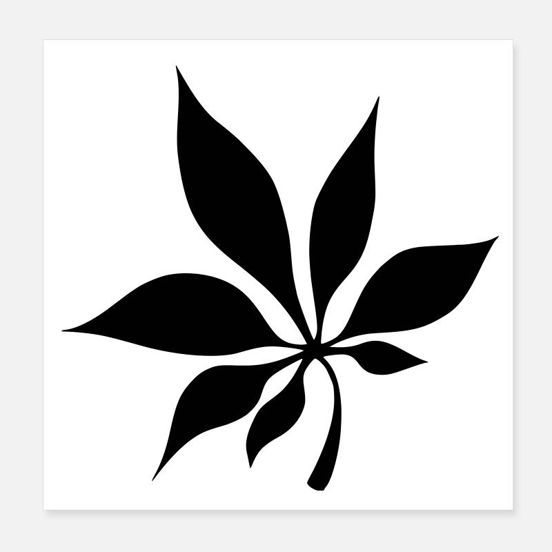 feuille Poster 20 x 20 cm