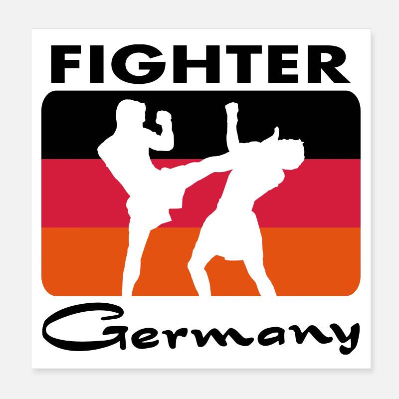 fighter germany Poster 20x20 cm