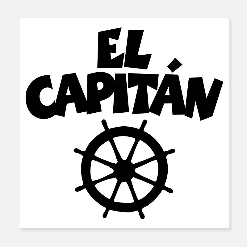 El Capitán Wheel Poster 8" x 8" (20x20 cm)