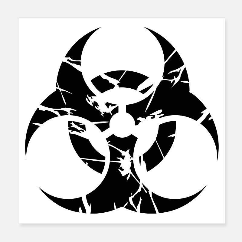 nuclear Poster 8" x 8" (20x20 cm)
