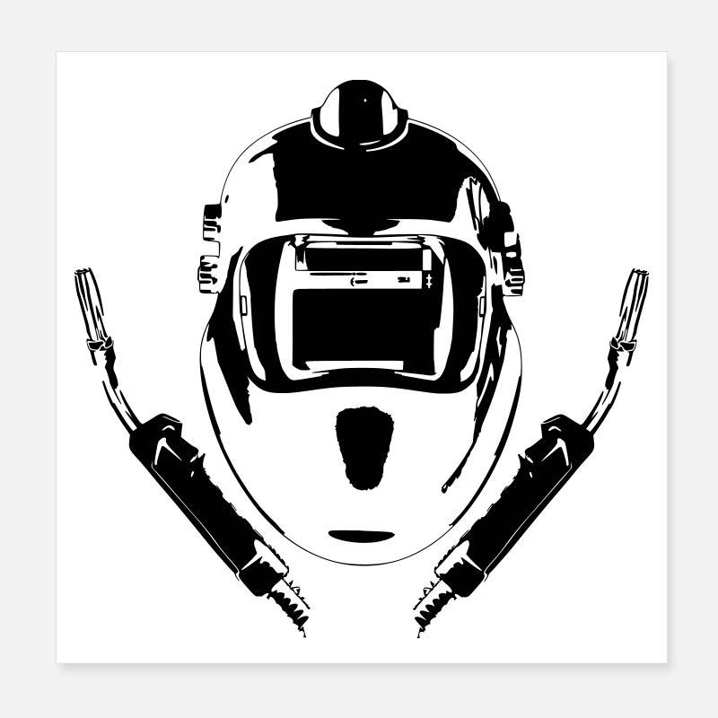 Soudeur Poster 20 x 20 cm