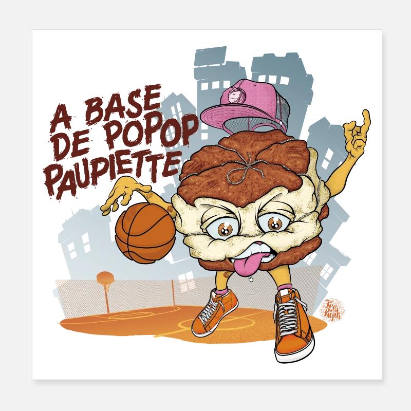 Paupiette Poster 20 x 20 cm
