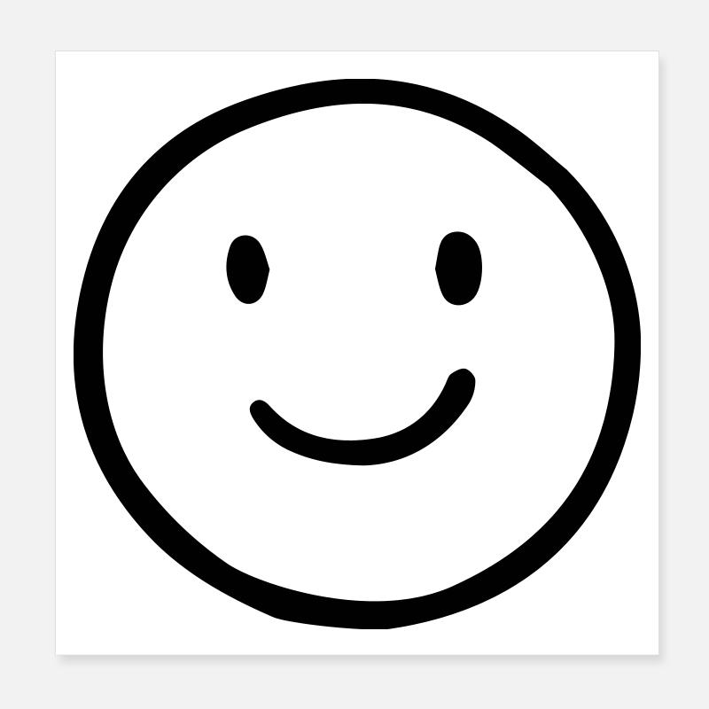 Sourire Poster 20 x 20 cm