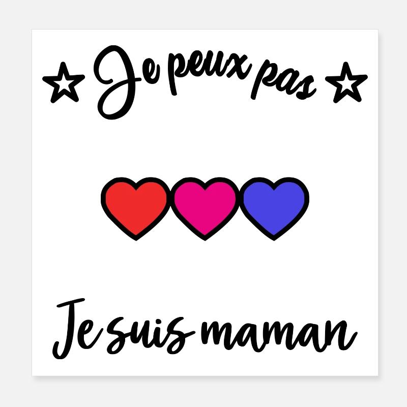 MAMAN Poster 20 x 20 cm