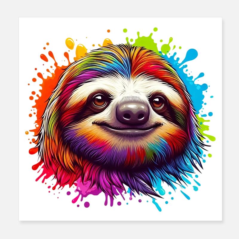 Paresse Poster 20 x 20 cm
