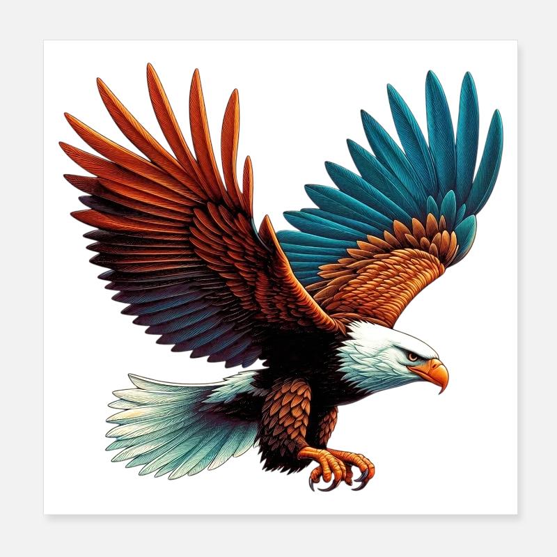 Aigle Poster 20 x 20 cm
