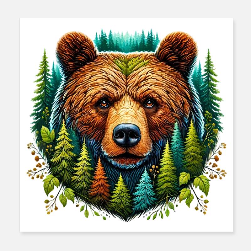 Ours Poster 20 x 20 cm
