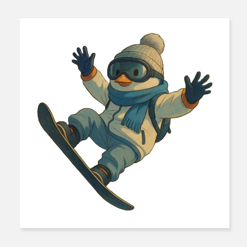 Snowbound Poster 20 x 20 cm