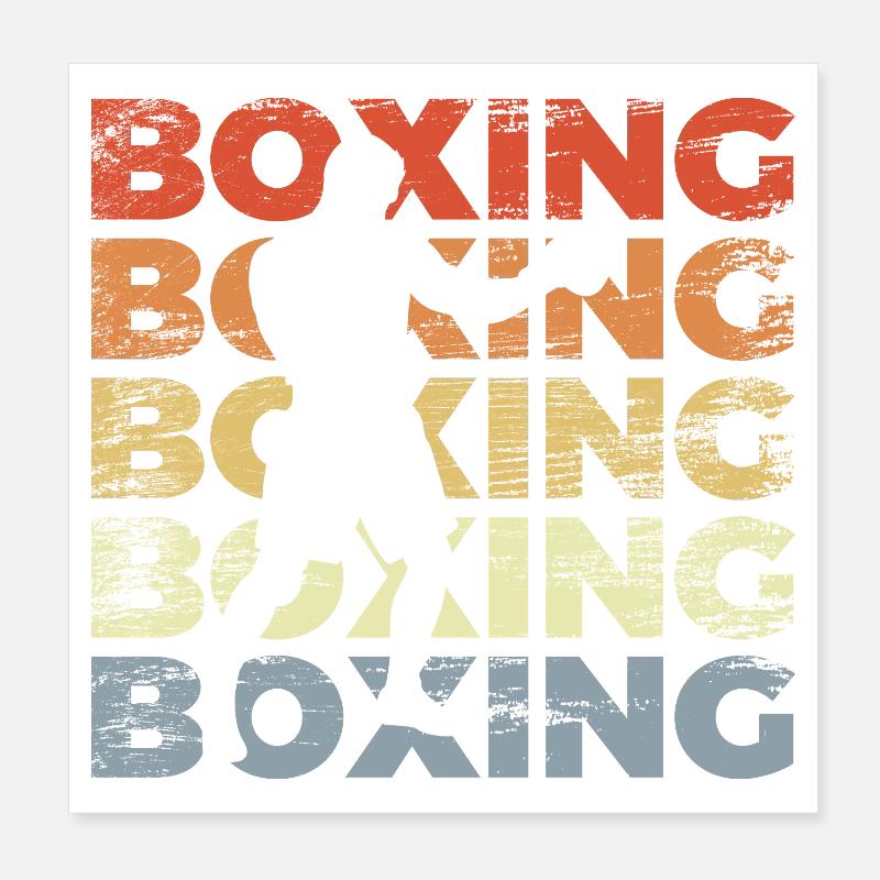 Vintage Boxes Poster 8" x 8" (20x20 cm)