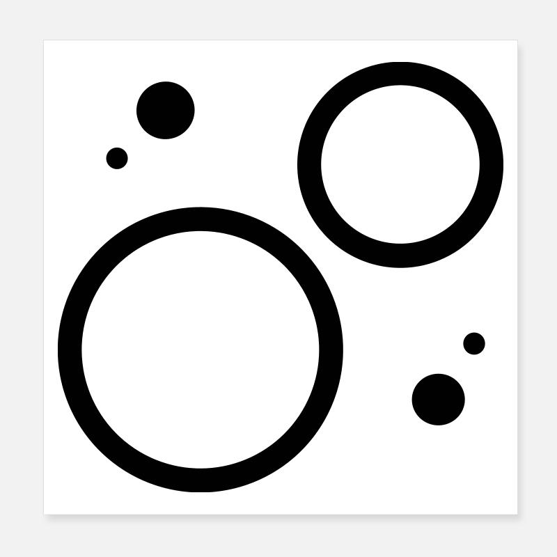 gravité Poster 20 x 20 cm