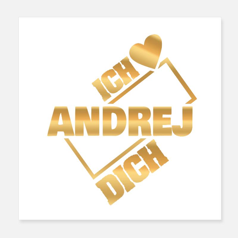 Andrej Poster 20x20 cm