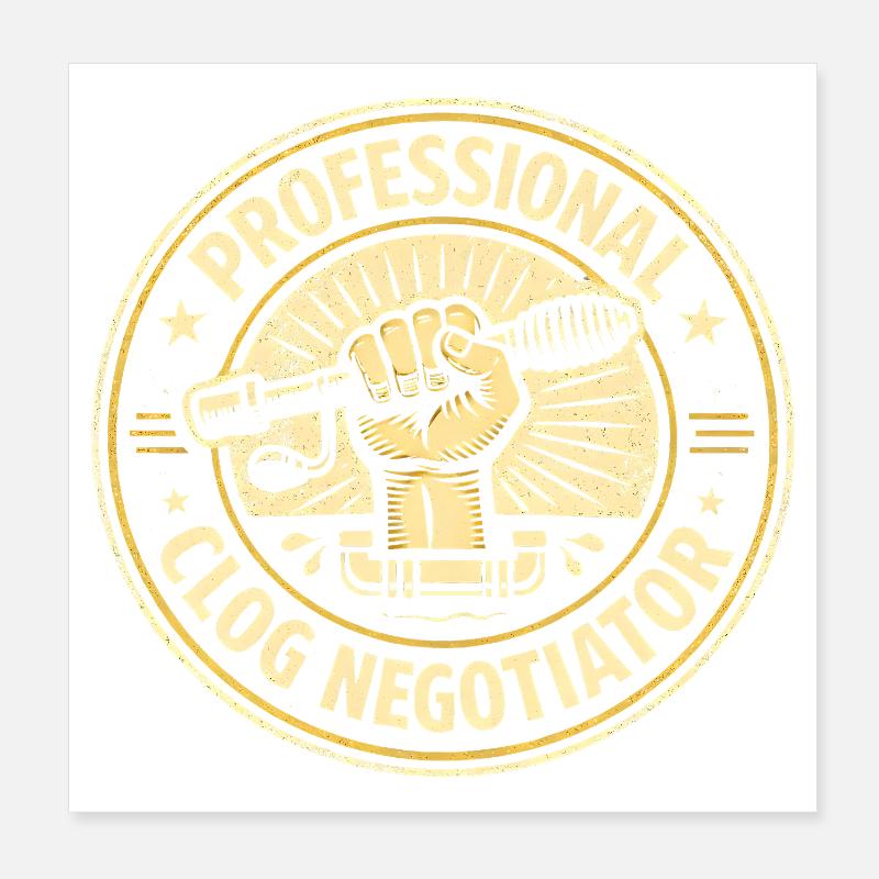 Constipation Professional | Pipe cleaning Poster 8" x 8" (20x20 cm)