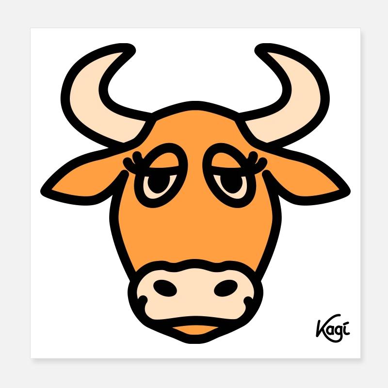 Grand Taureau Poster 20 x 20 cm