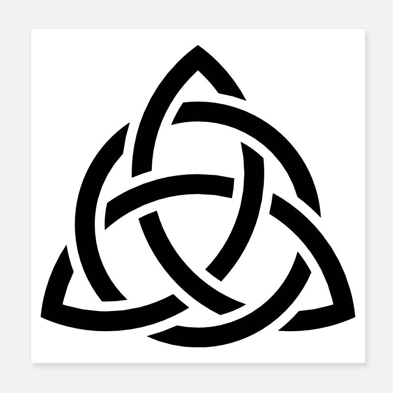 Celtic Knot Poster 20 x 20 cm