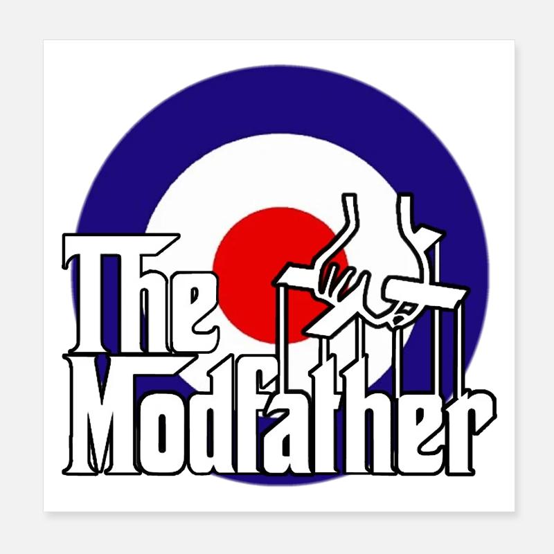 le modfather Poster 20 x 20 cm