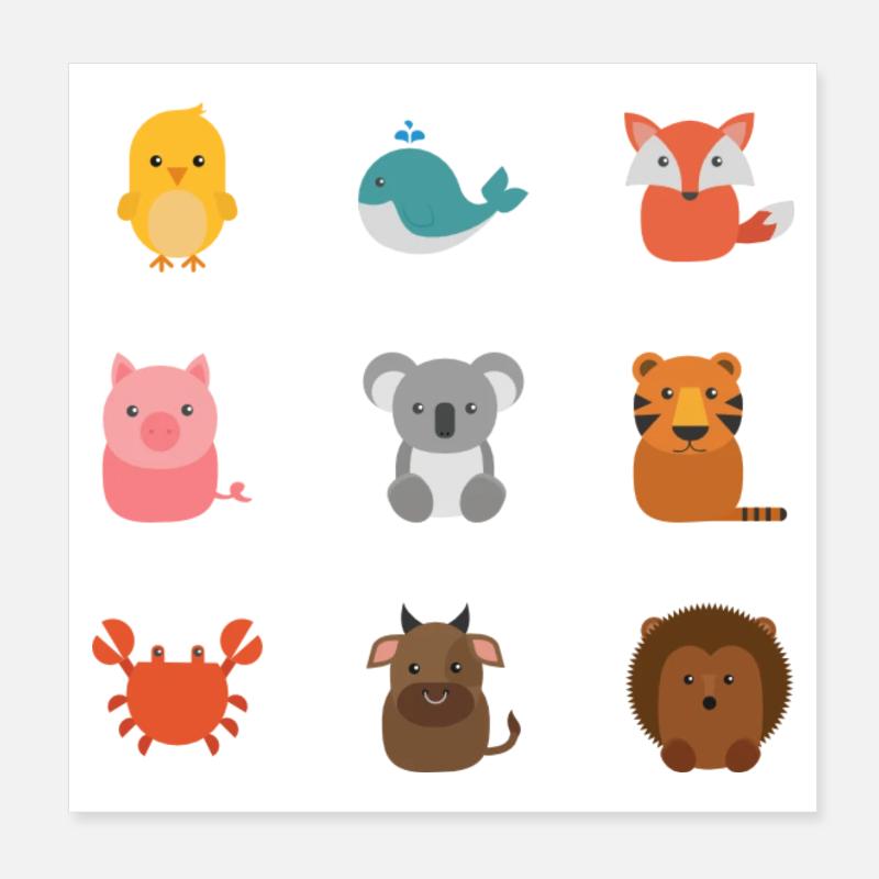 nature Poster 8" x 8" (20x20 cm)