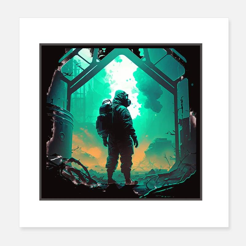 Labor Apocalypse Poster 20x20 cm