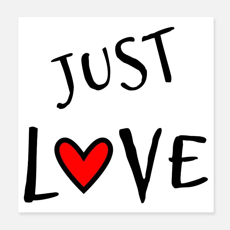 COUPLE. JUST MARRIED. EVJF. SAINT VALENTIN. MARIES Poster 20 x 20 cm