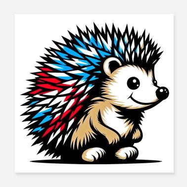 Riccio Poster 20x20 cm