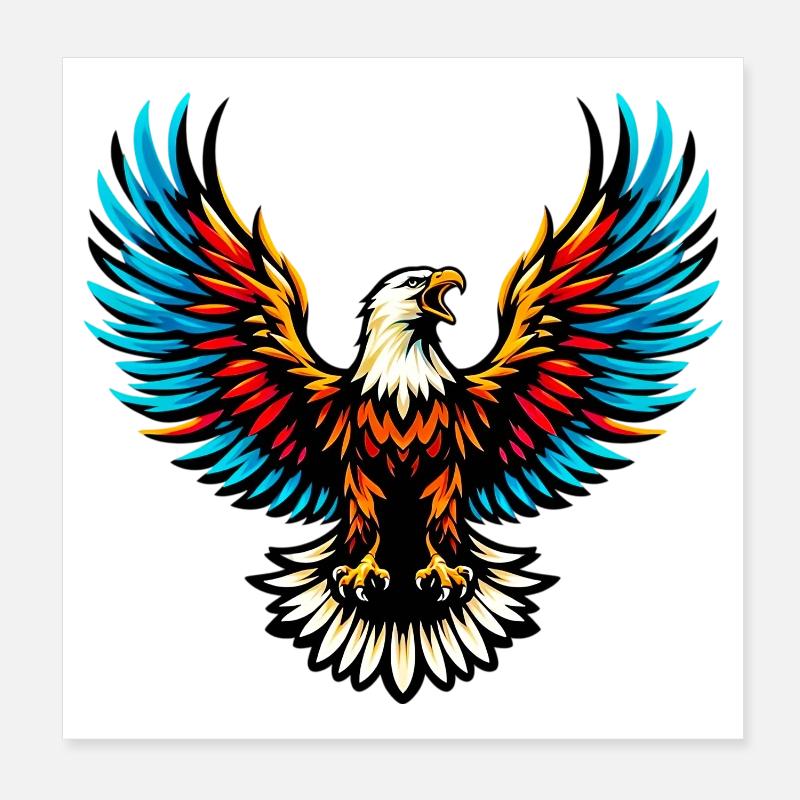 Aigle Poster 20 x 20 cm