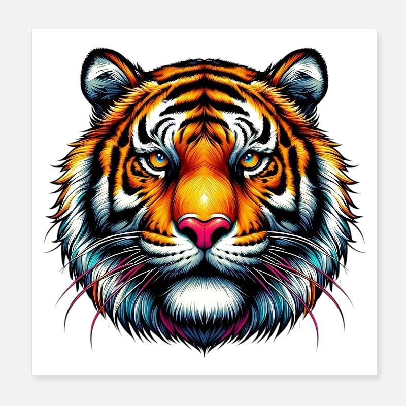 Tigre Poster 20 x 20 cm