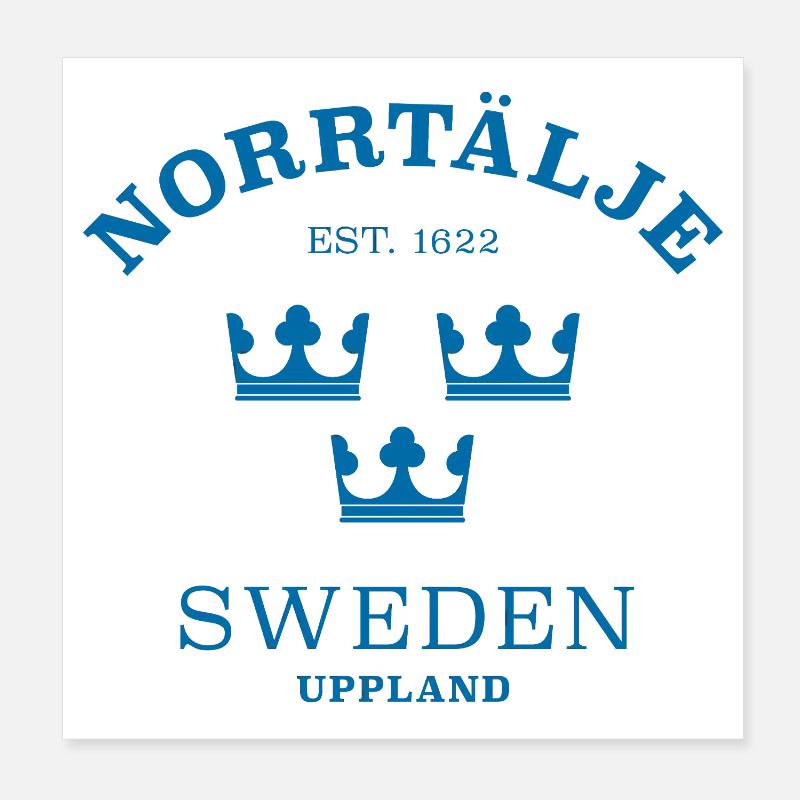 Norrtälje, Suède, Suède Poster 20 x 20 cm