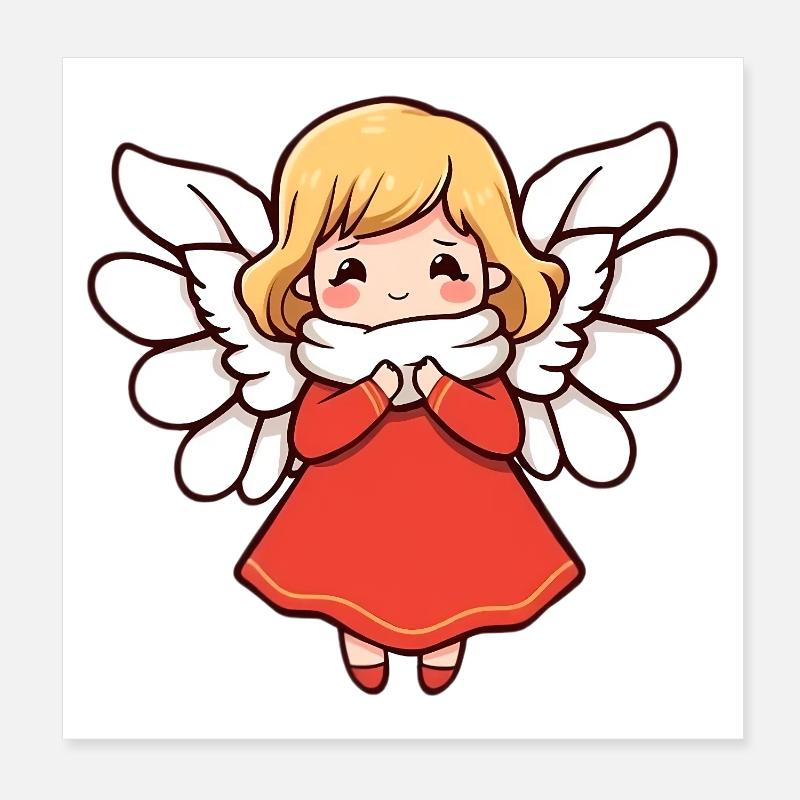 Ange Poster 20 x 20 cm