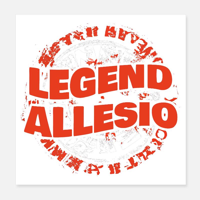 Man Allesio Poster 8" x 8" (20x20 cm)