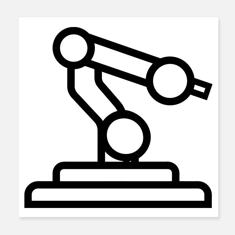 bras robotique Poster 20 x 20 cm