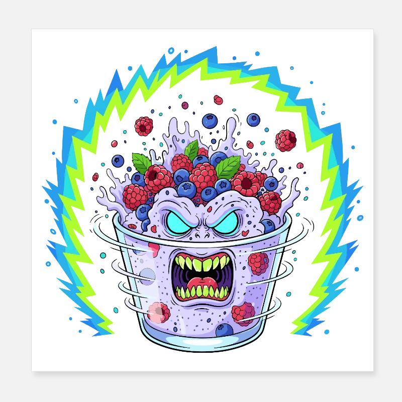 Beerensturm Wüter Becher Poster 20x20 cm