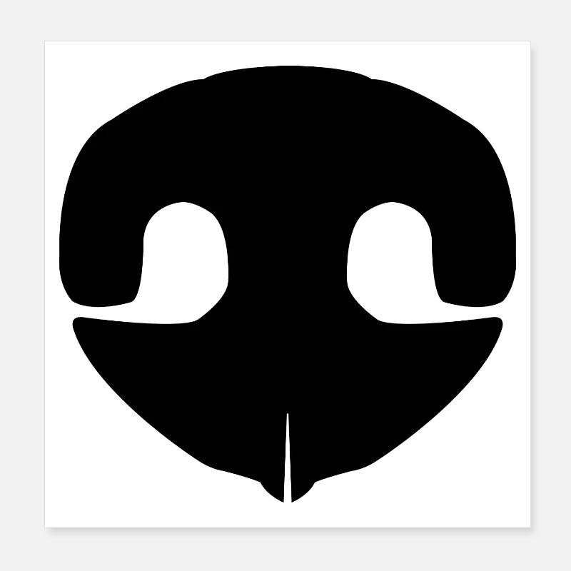 Nez de chien Poster 20 x 20 cm