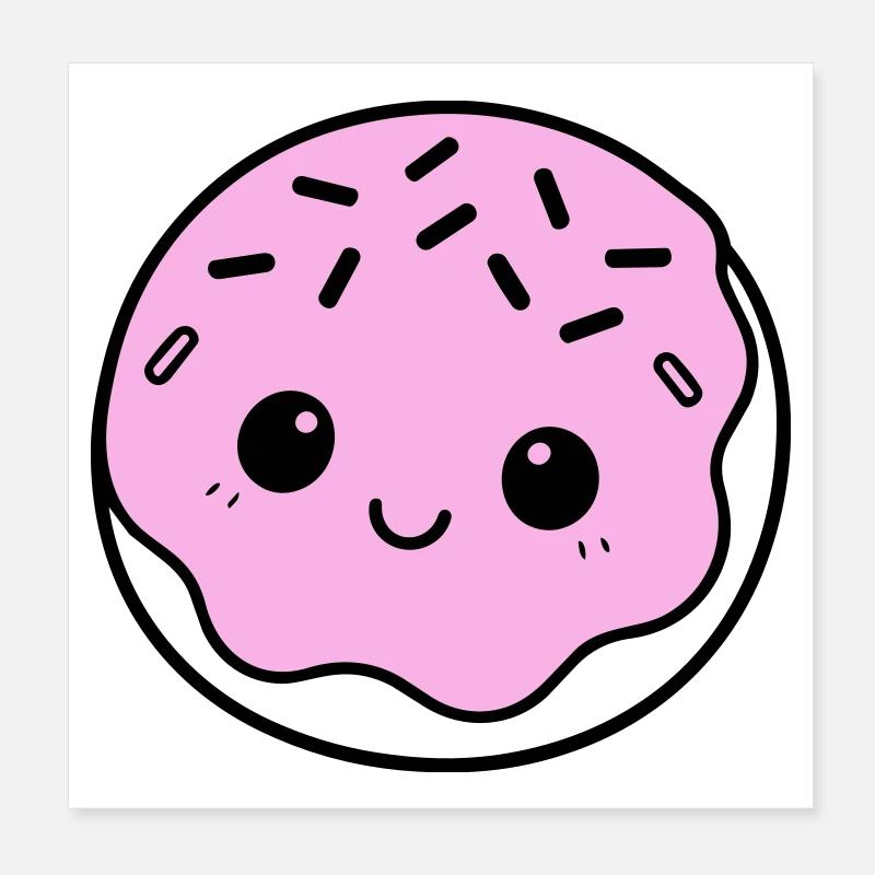Donut mignon Poster 20 x 20 cm