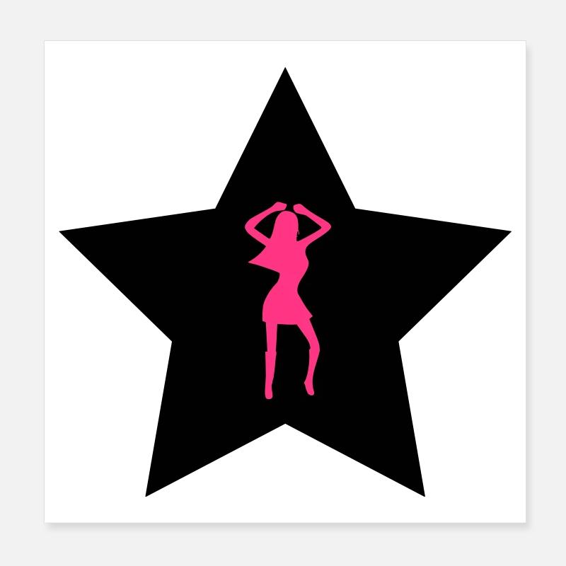 Star danse Poster 20 x 20 cm