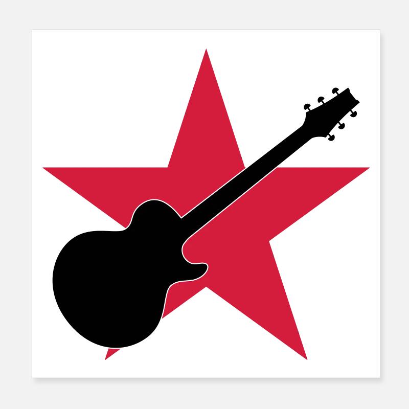 Guitar Player ! Poster 20x20 cm