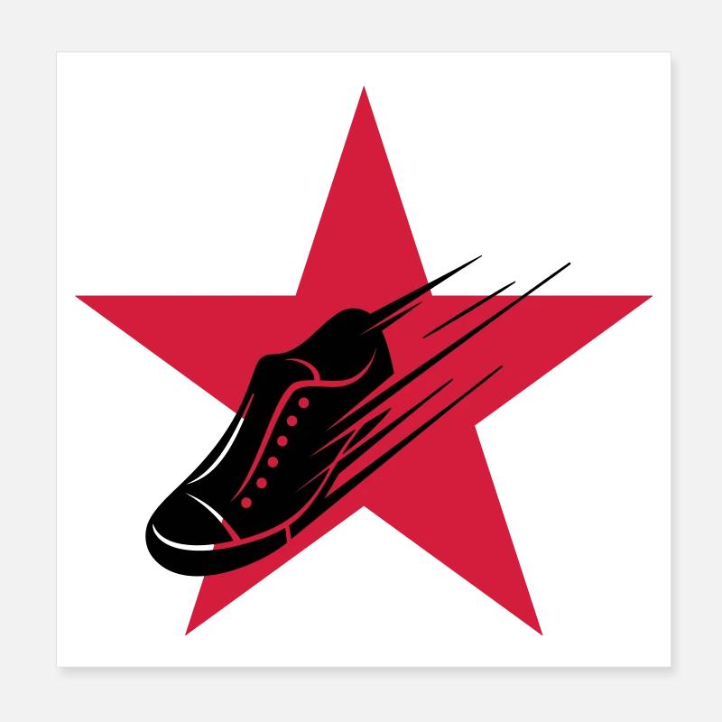 Running / Jogging / Run / Trail / Sport Poster 8" x 8" (20x20 cm)