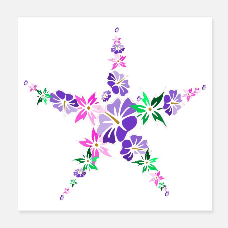 Polynesia Poster 8" x 8" (20x20 cm)