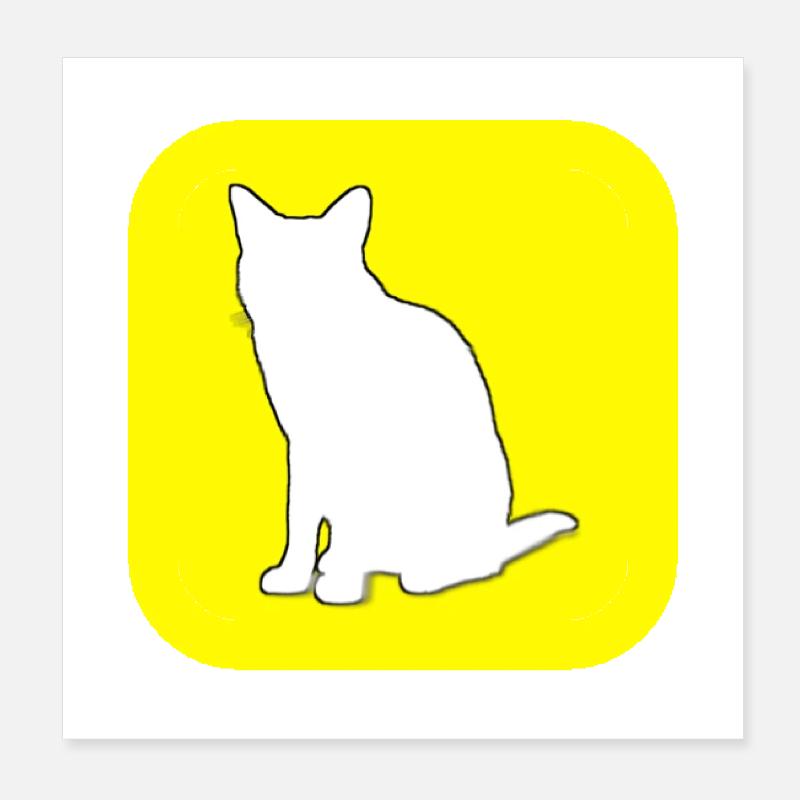 SnapChat (te) (jeu de mots français) Poster 20 x 20 cm