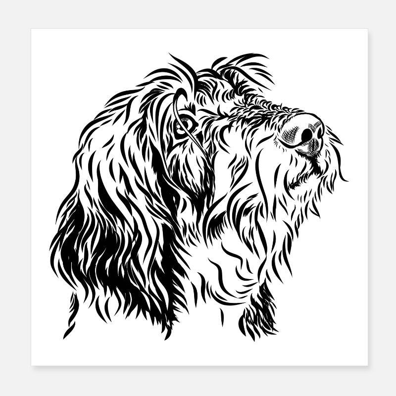 Dackelblick Lia Poster 20x20 cm