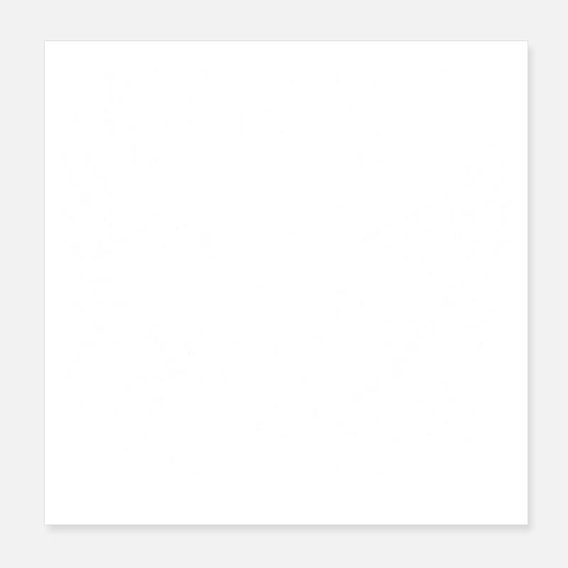 Rock & Roll Guitar Poster 20x20 cm