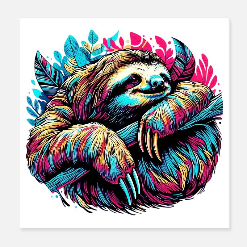 Paresse Poster 20 x 20 cm