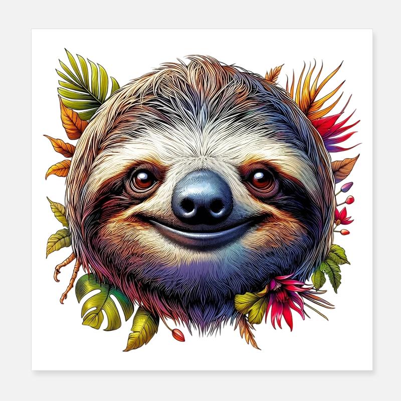 Paresse Poster 20 x 20 cm