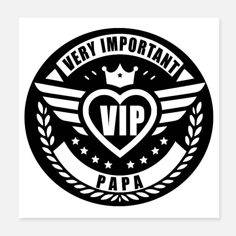 VIP Poster 20 x 20 cm