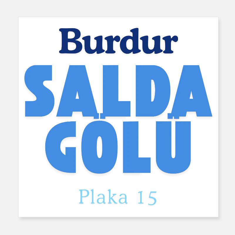 Burdur 15 Poster 20 x 20 cm
