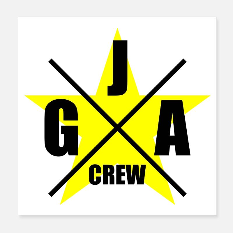 Equipage d’enterrement de vie de garçon Poster 20 x 20 cm