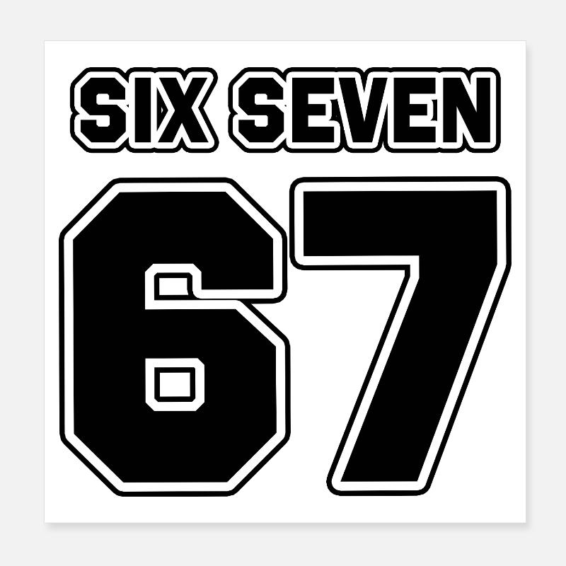 67 Six Sept Poster 20 x 20 cm