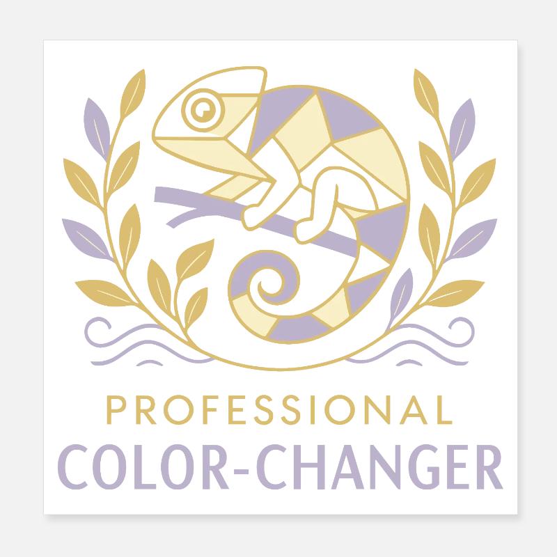 Farbwechsel-Profi Poster 20x20 cm